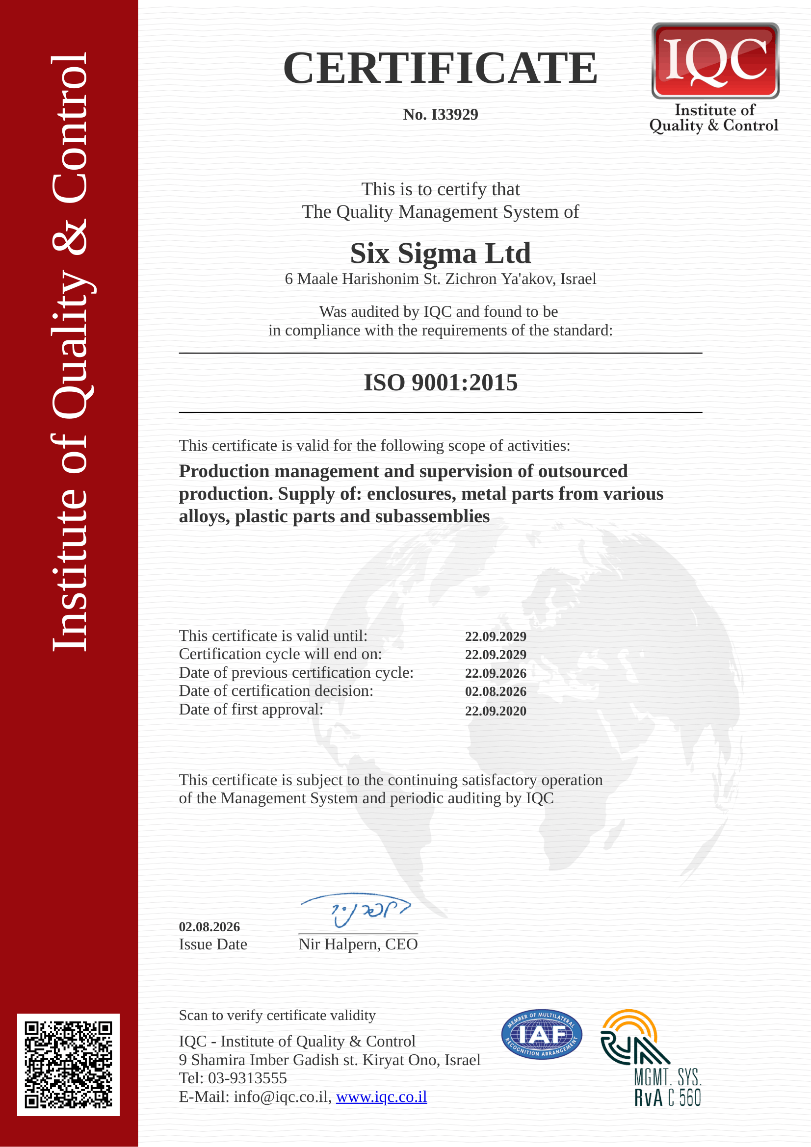 SIX SIGMA ISO 9001 2015_English-1
